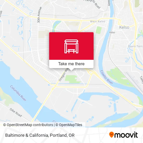 Baltimore & California map