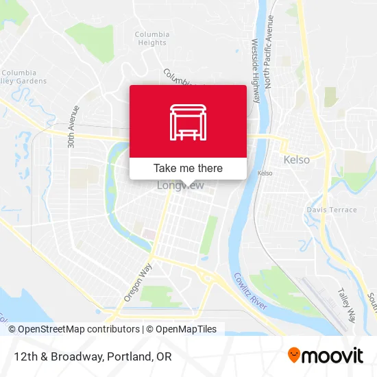 12th & Broadway map