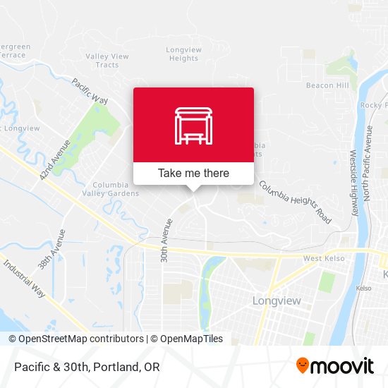 Mapa de Pacific  & 30th