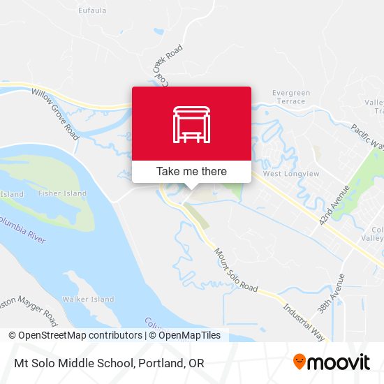 Mt Solo Middle School map