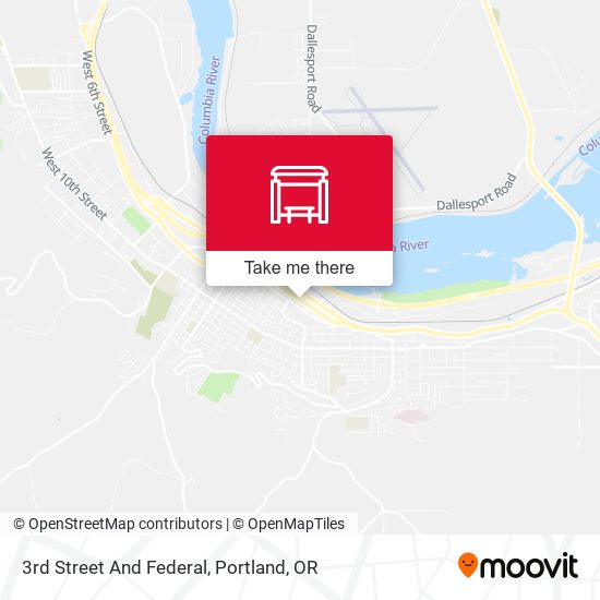 3rd Street And Federal map