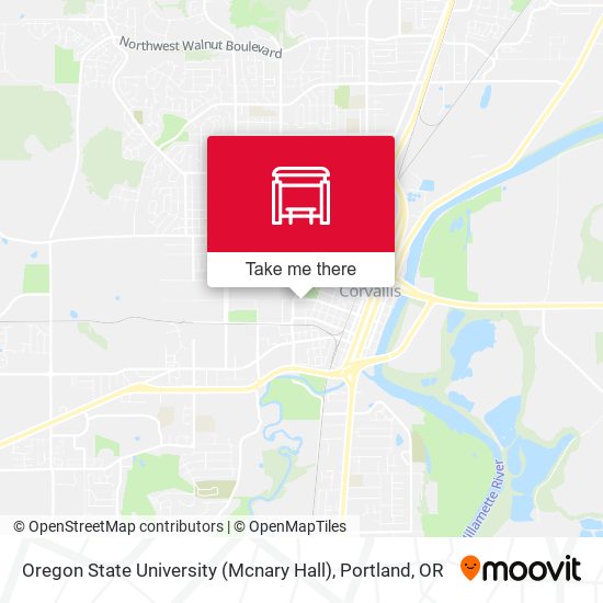 Mapa de Oregon State University (Mcnary Hall)