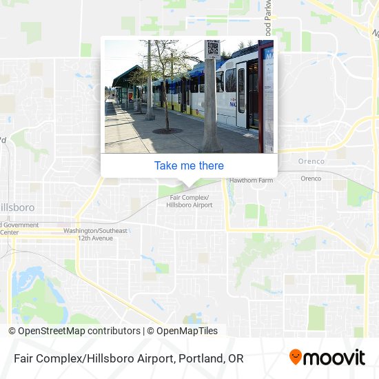 Fair Complex/Hillsboro Airport map