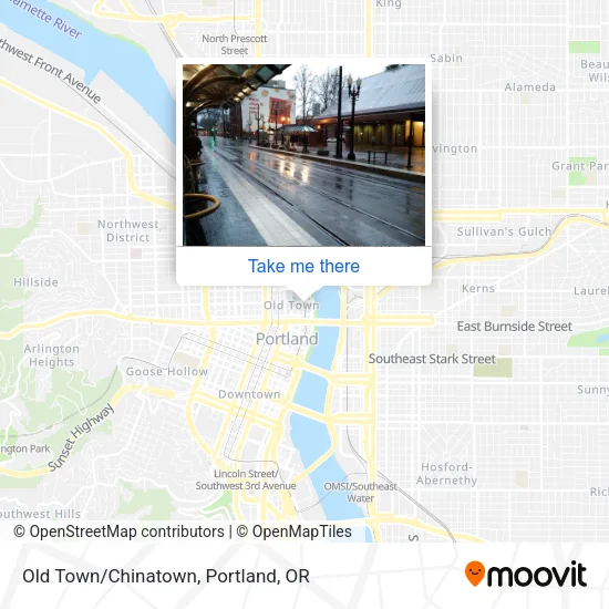 Mapa de Old Town/Chinatown