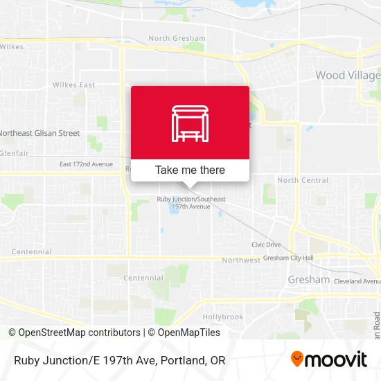 Mapa de Ruby Junction/E 197th Ave