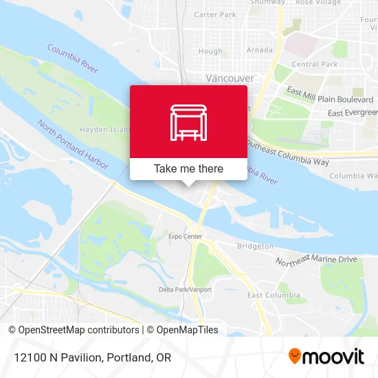 12100 N Pavilion map