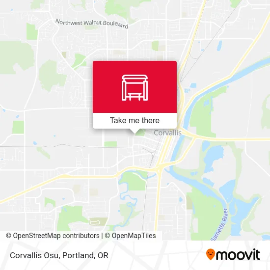 Corvallis Osu map