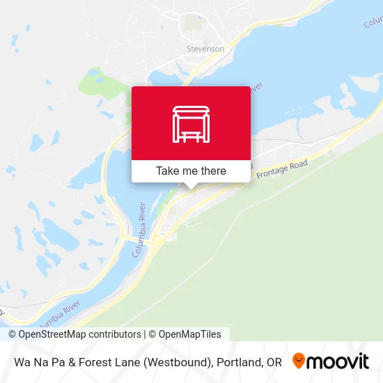 Wa Na Pa & Forest Lane (Westbound) map