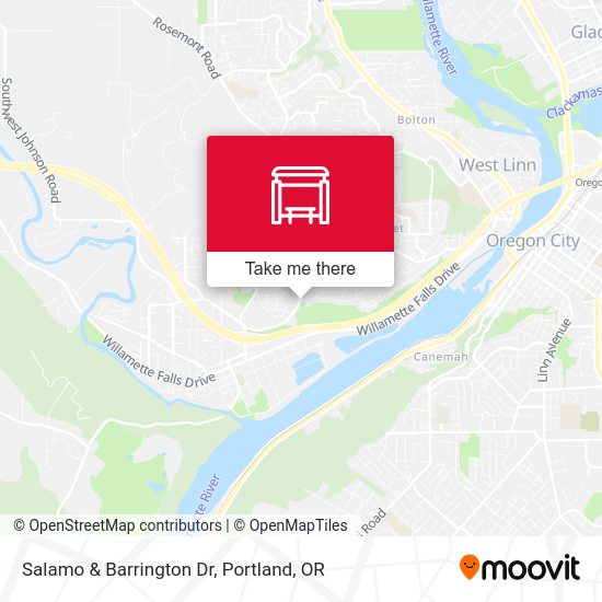 Salamo & Barrington Dr map