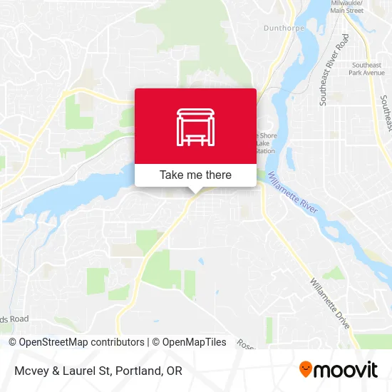 Mcvey & Laurel St map