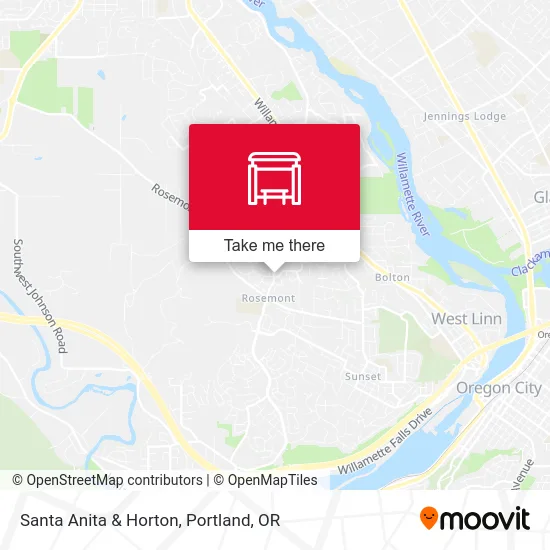 Santa Anita & Horton map