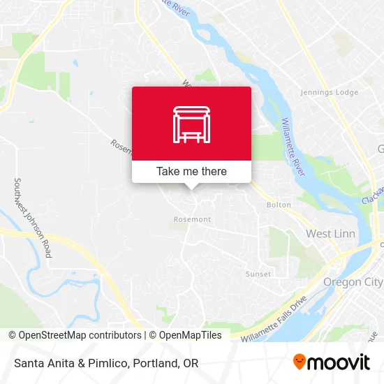 Santa Anita & Pimlico map