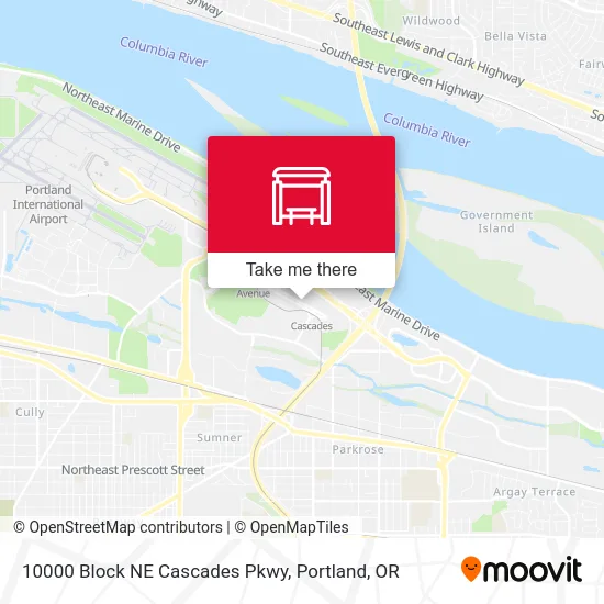 10000 Block NE Cascades Pkwy map