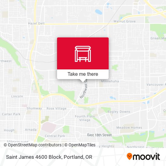 Saint James 4600 Block map