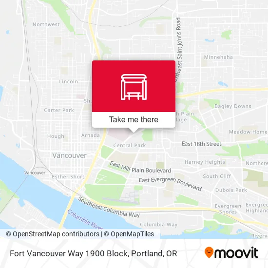 Fort Vancouver Way 1900 Block map