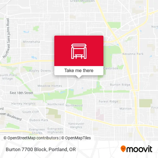 Burton 7700 Block map