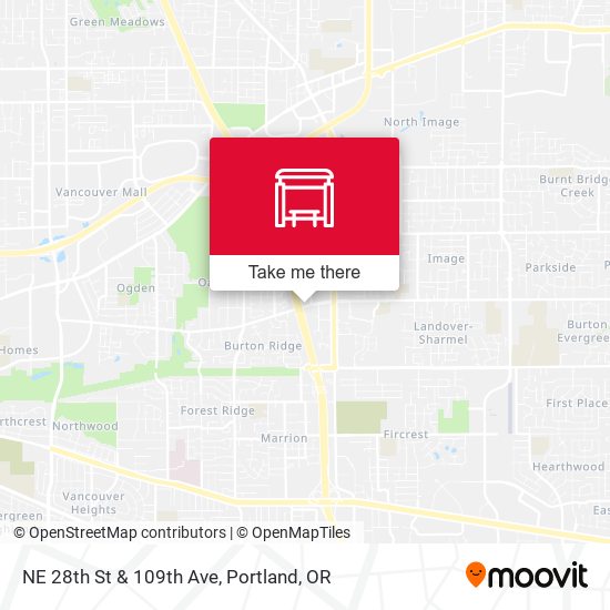NE 28th St & 109th Ave map