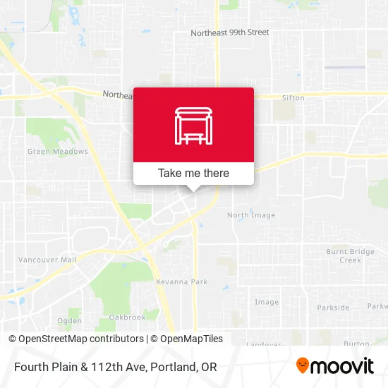 Fourth Plain & 112th Ave map
