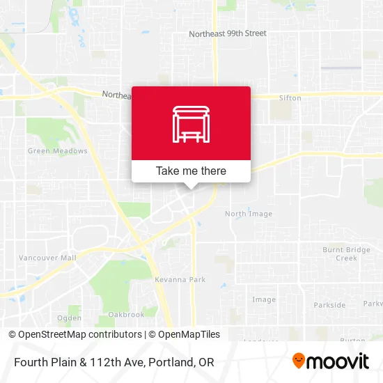 Fourth Plain & 112th Ave map