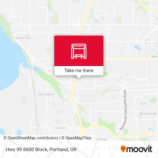 Hwy 99 6600 Block map