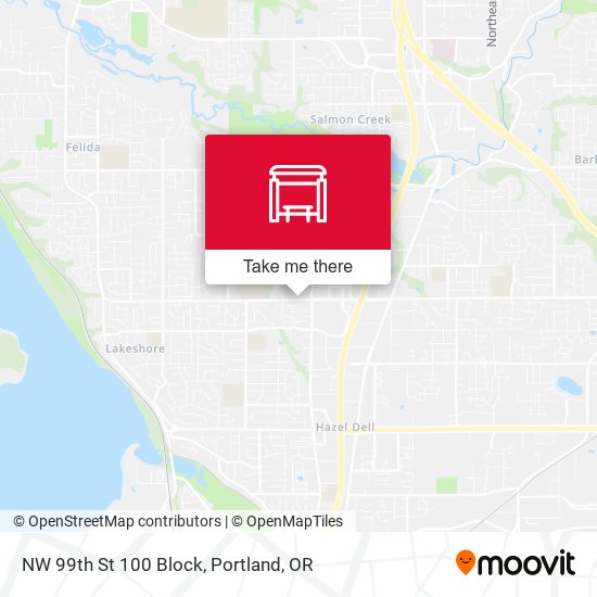 Mapa de NW 99th St 100 Block