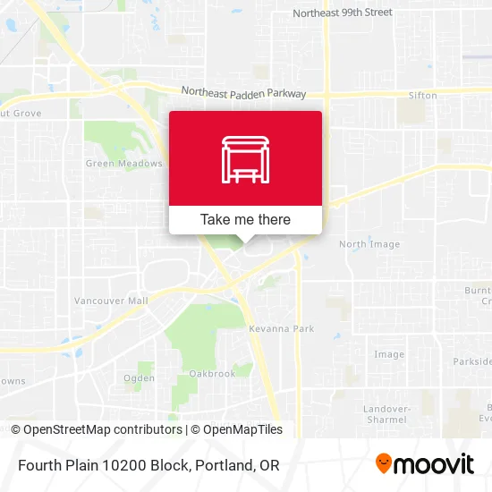 Fourth Plain 10200 Block map