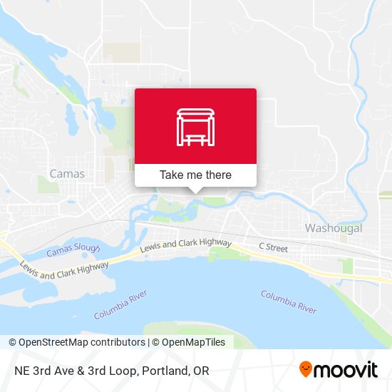 NE 3rd Ave & 3rd Loop map