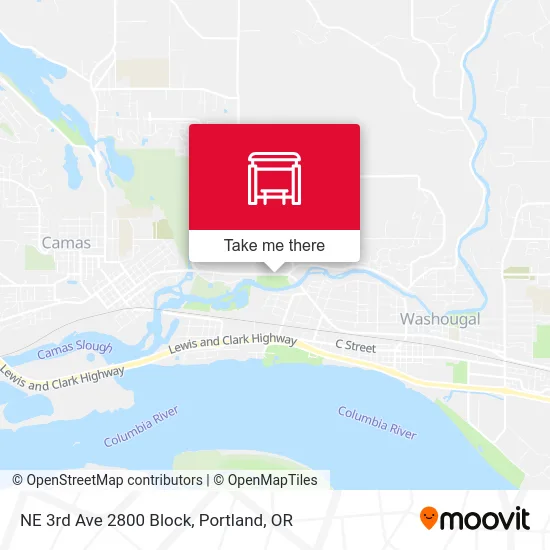 NE 3rd Ave 2800 Block map
