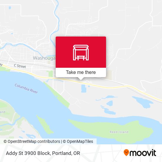 Addy St 3900 Block map