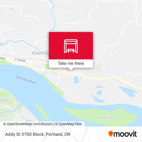 Mapa de Addy St 3700 Block
