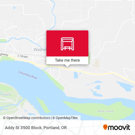 Addy St 3500 Block map