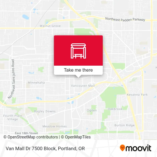 Van Mall Dr 7500 Block map
