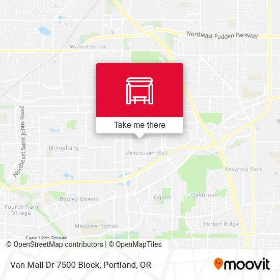 Van Mall Dr 7500 Block map