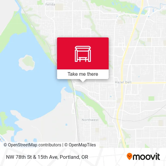 NW 78th St & 15th Ave map