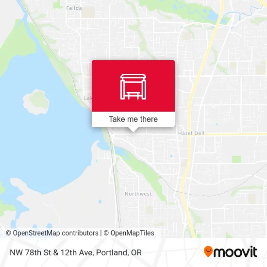 NW 78th St & 12th Ave map