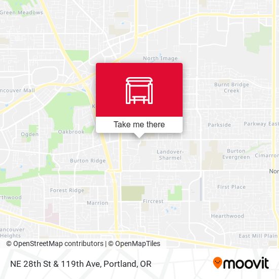 NE 28th St & 119th Ave map