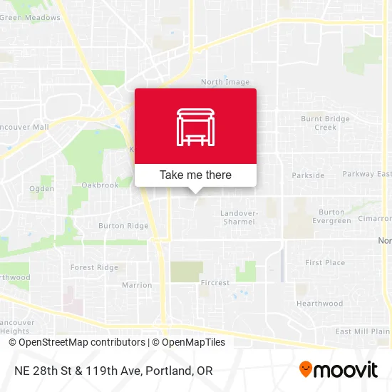 NE 28th St & 119th Ave map