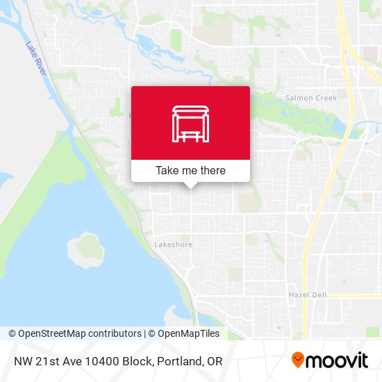 NW 21st Ave 10400 Block map