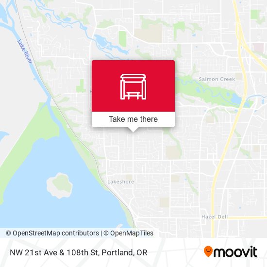 NW 21st Ave & 108th St map