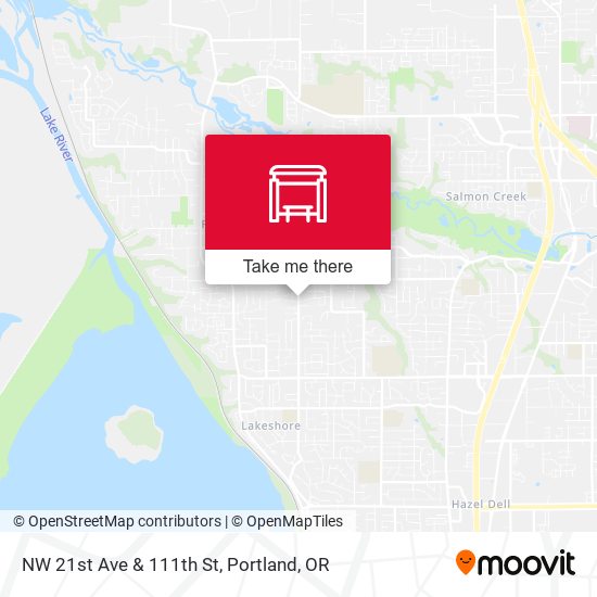 NW 21st Ave & 111th St map