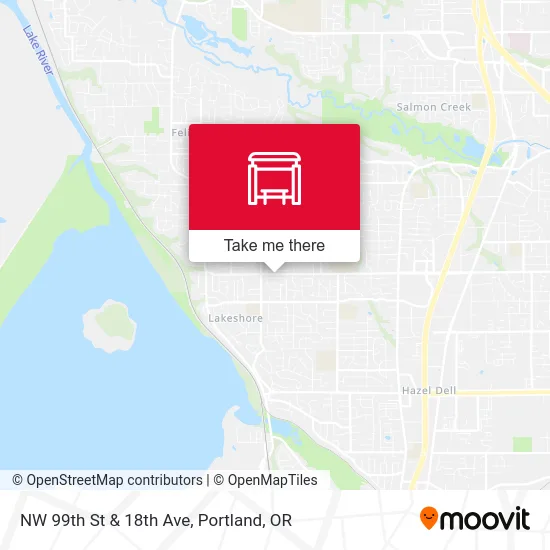 NW 99th St & 18th Ave map