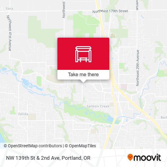 NW 139th St & 2nd Ave map