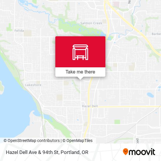Mapa de Hazel Dell Ave & 94th St