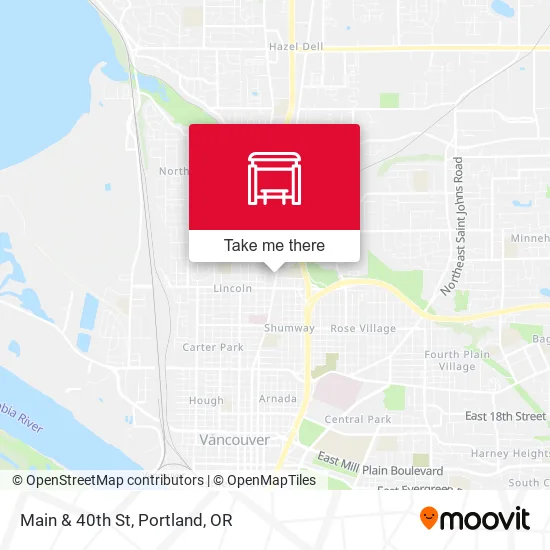 Main & 40th St map