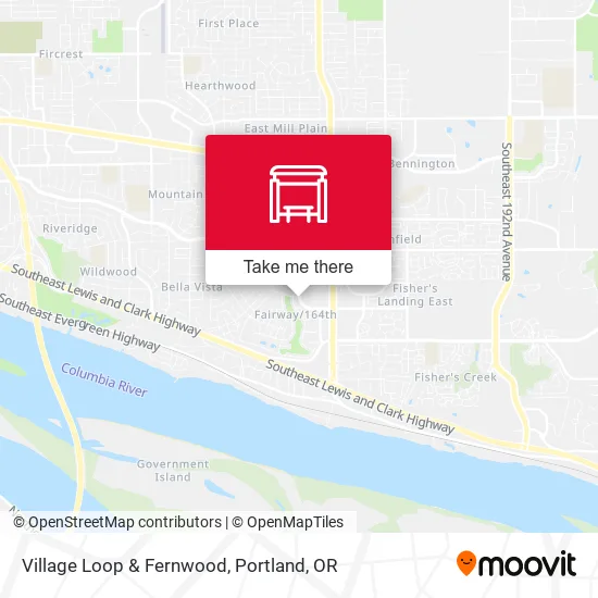 Village Loop & Fernwood map