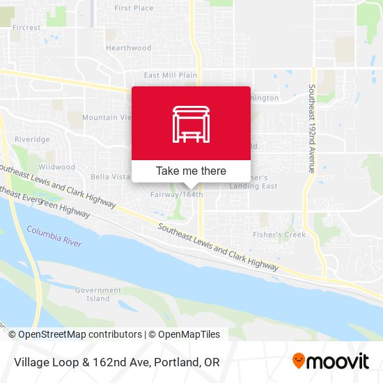 Village Loop & 162nd Ave map