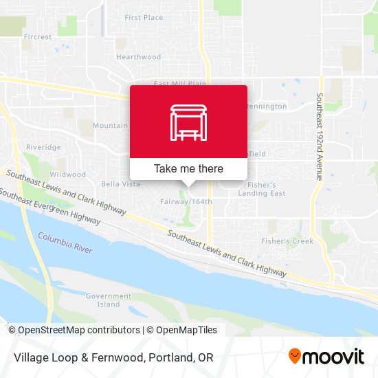 Village Loop & Fernwood map