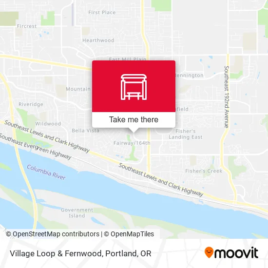 Village Loop & Fernwood map