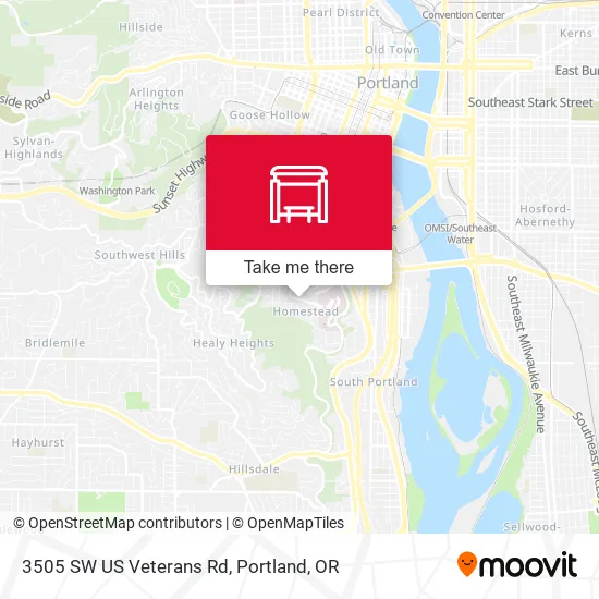 Mapa de 3505 SW US Veterans Rd