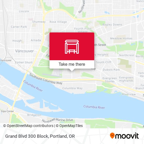 Grand Blvd 300 Block map